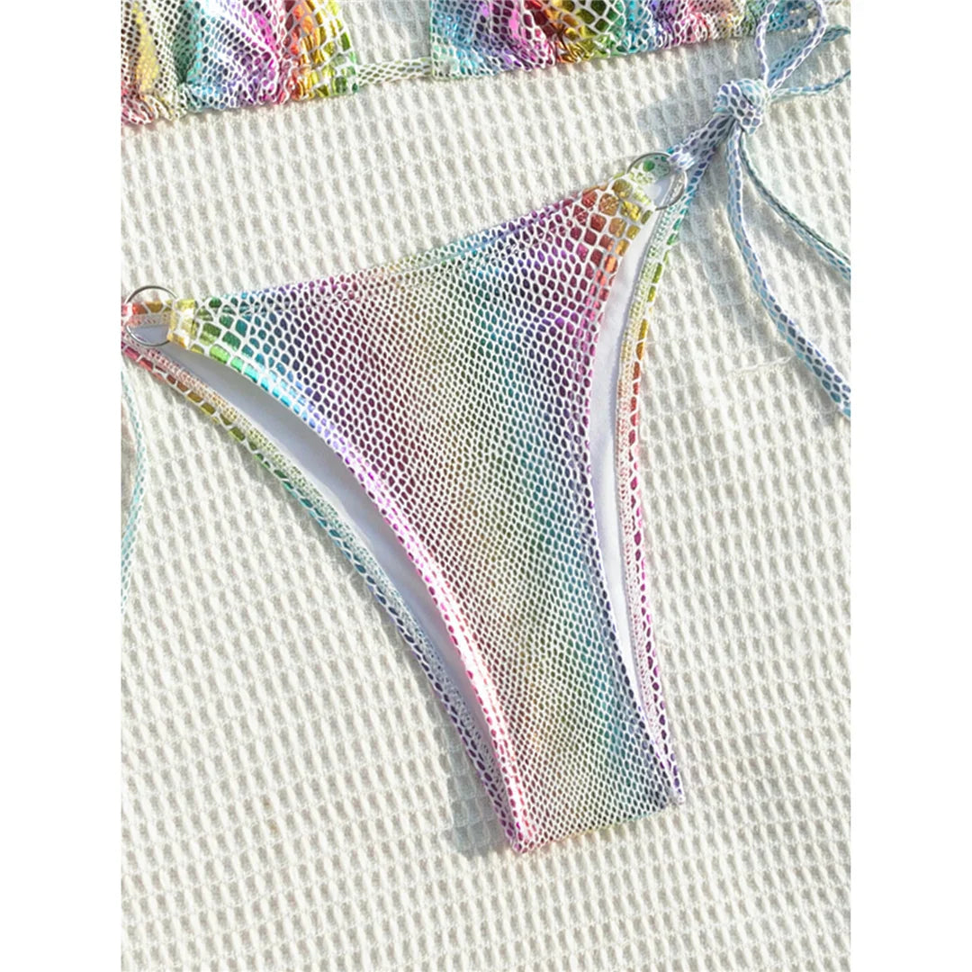 Snake Skin Strappy Bikini