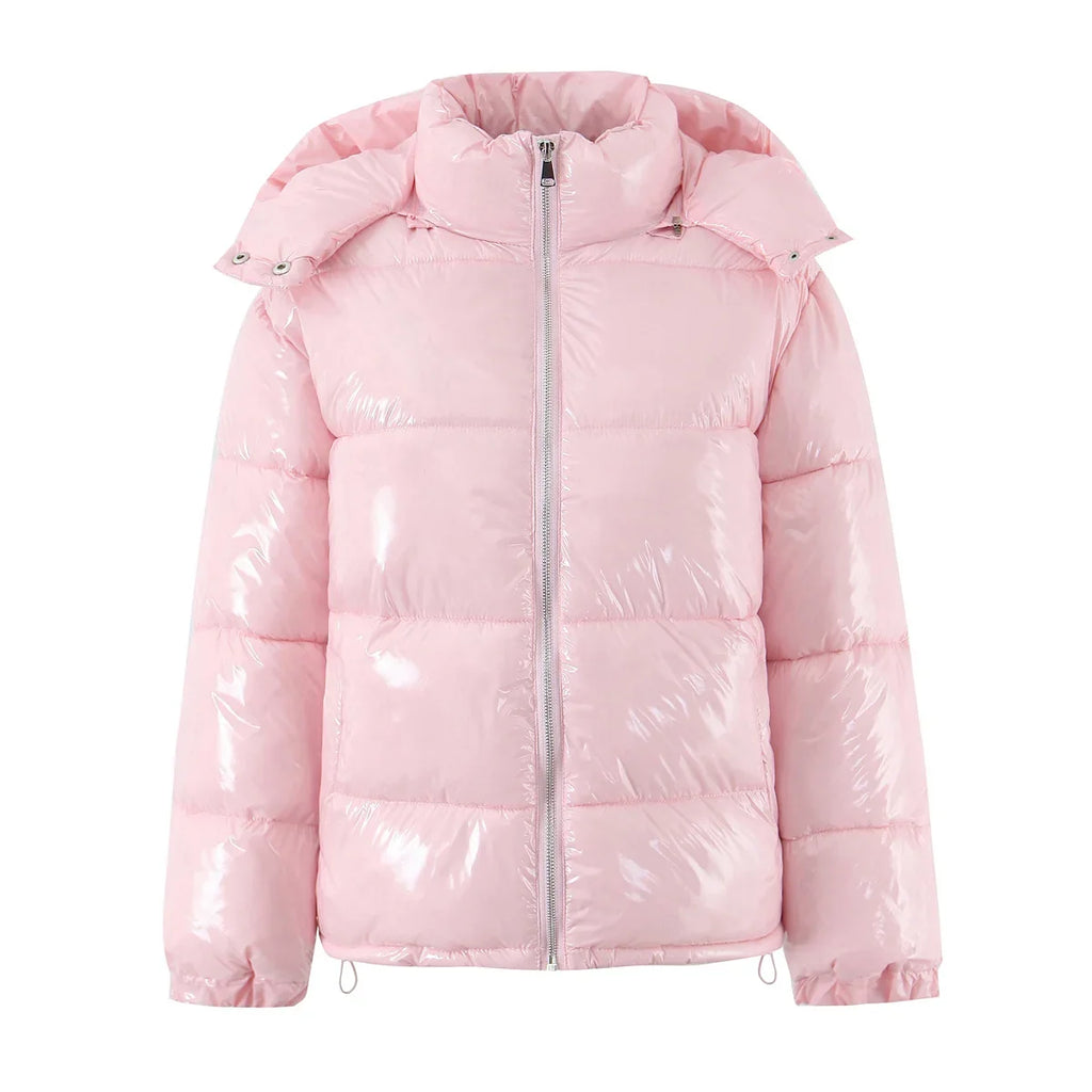 Virelle Glossy Hooded Parka