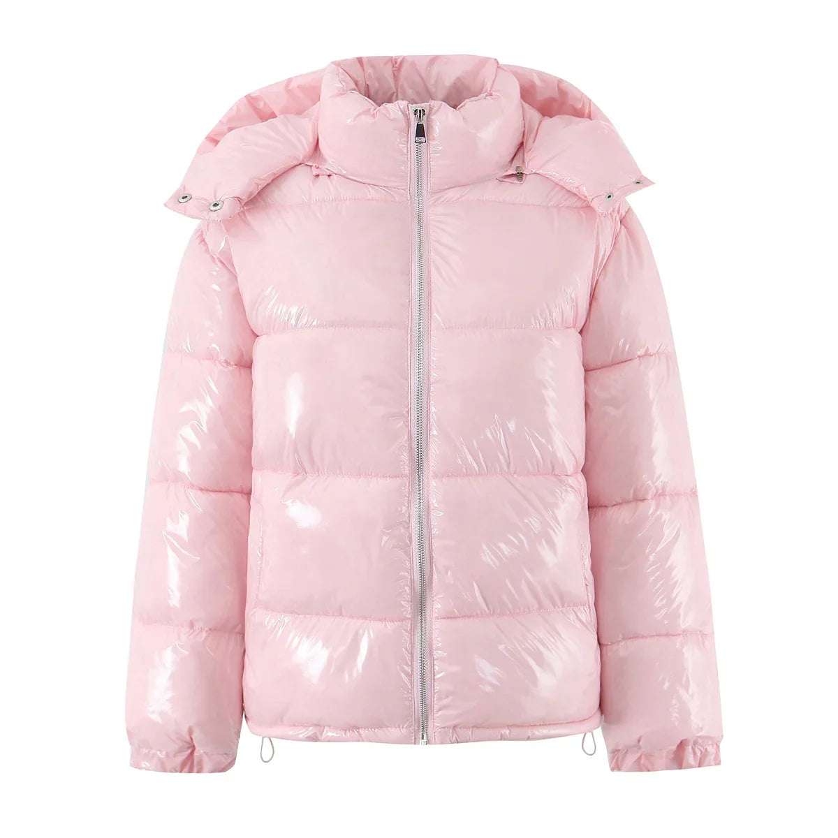 Virelle Glossy Hooded Parka