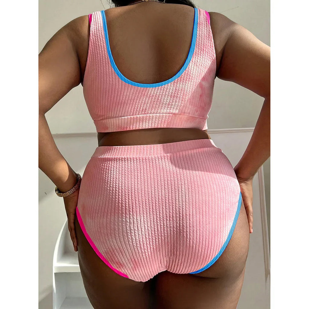 Tie Dye Bikini Large Size