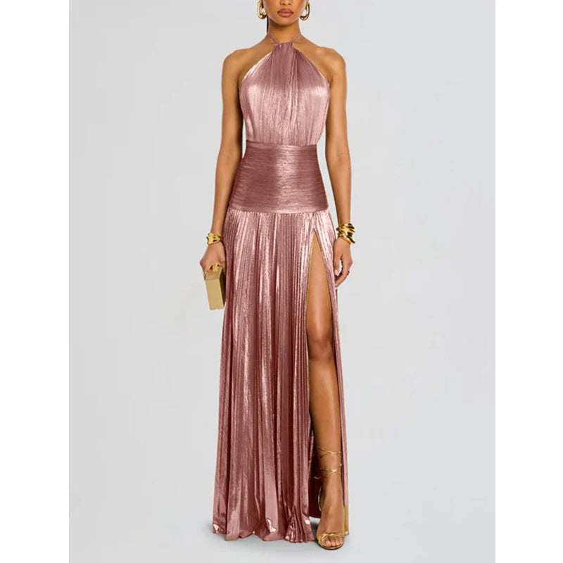 Women’s Off-Shoulder Corset Maxi Dress