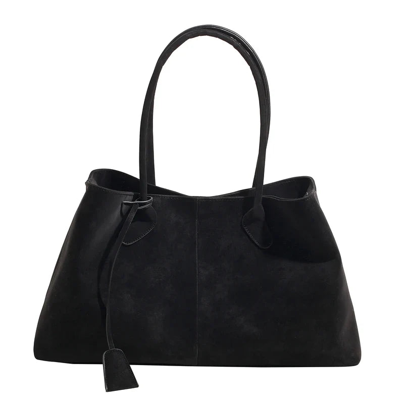 Margot Faux Suede Shoulder Bag