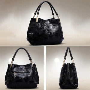 Crocodile Print Tote Bag