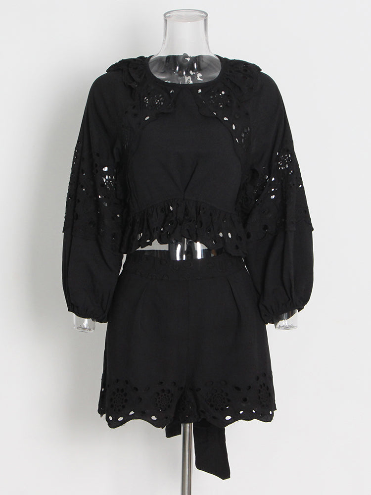 STEPHANIE SET black