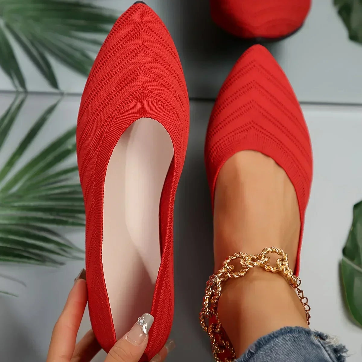 MARIA SHOES Red