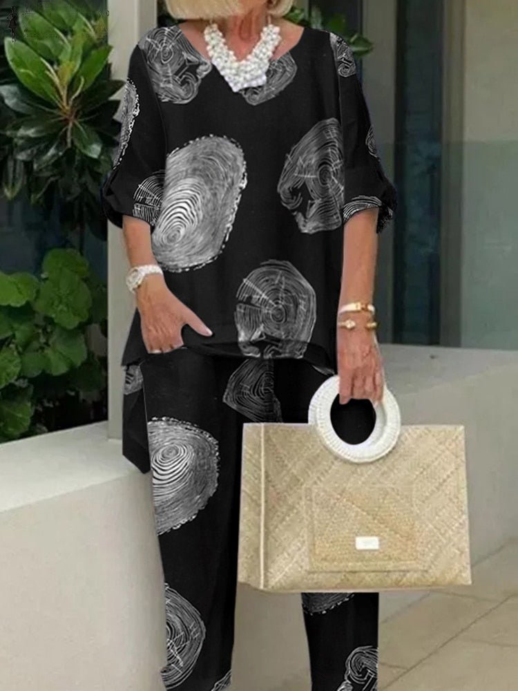 DIANA SET Black print