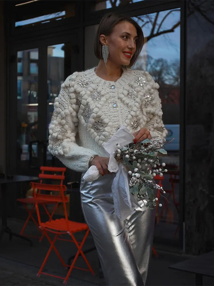 KRISTI CARDIGAN WHITE