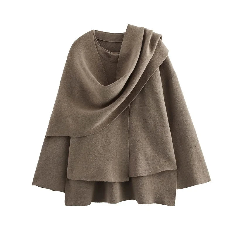 Asymmetrische Schaljacke für Damen