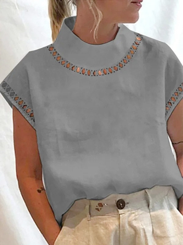 NICOLETTE BLOUSE grey