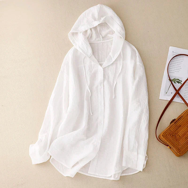 Nicole Linen Hoodie