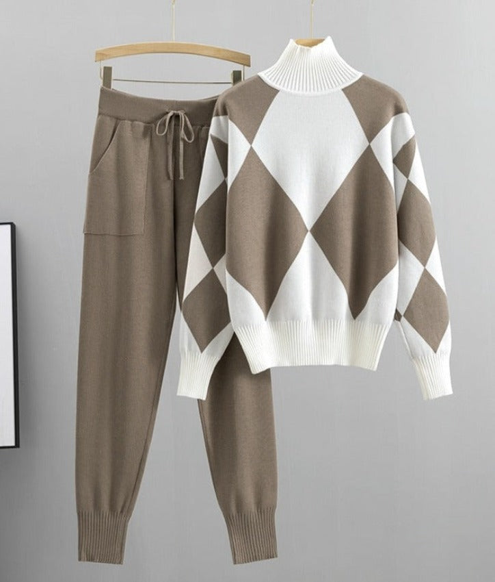 JOANA KNIT SET Khaki