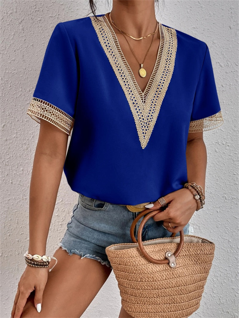 SONA TOPS Deep Blue