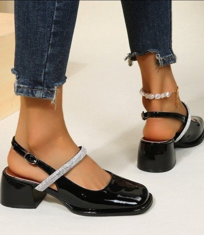 JANICE SHOES black 5.5cm