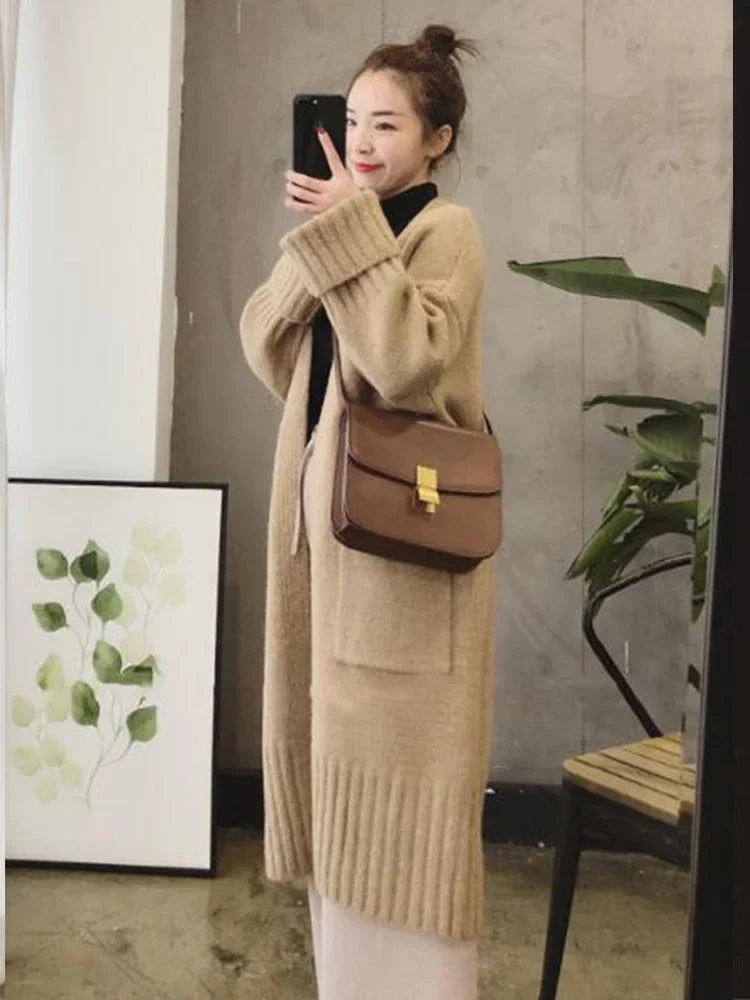 Women’s Long Knit Cardigan