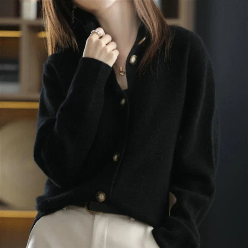 DINARA CARDIGAN black