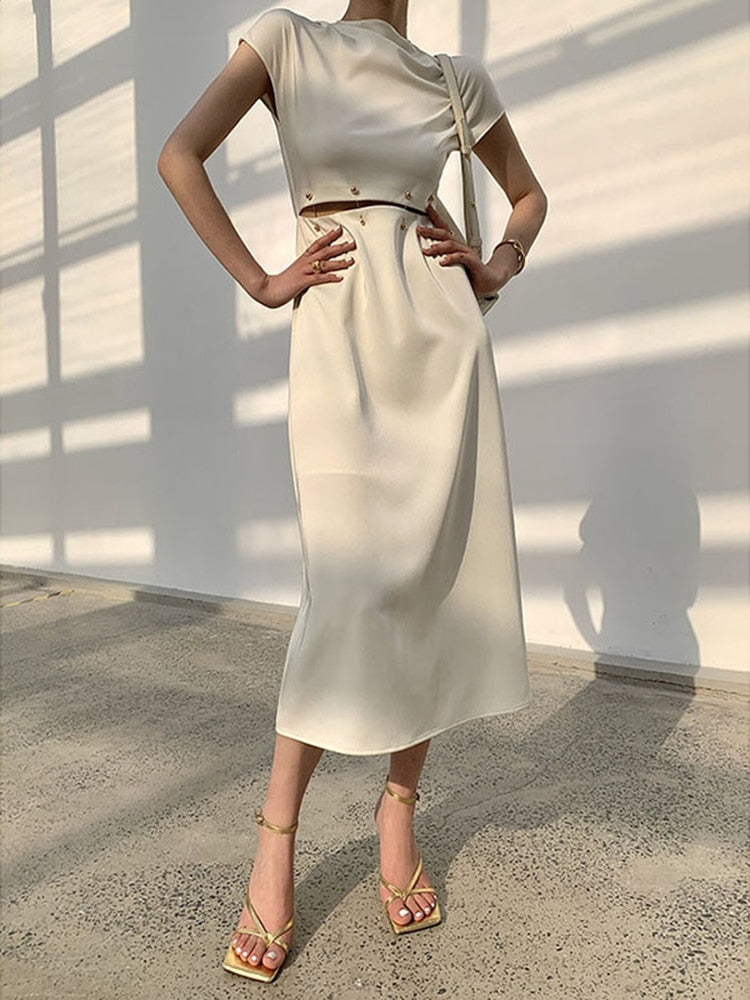 Norra Dress Beige