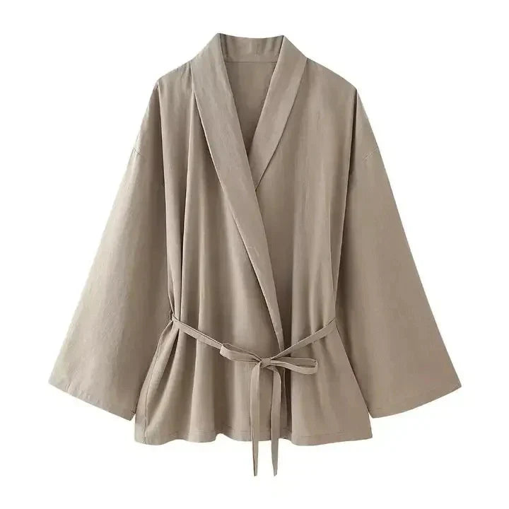 EREN 2 PIECES SET Khaki Top