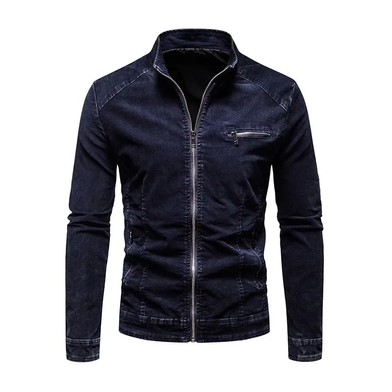 Kairo Denim Moto Jacket