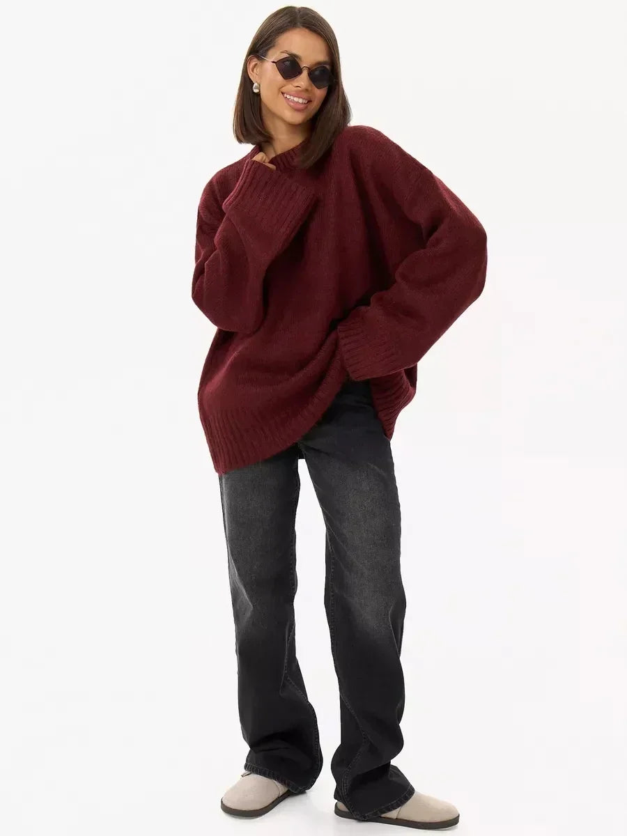 EMMA SWEATER Claret One Size
