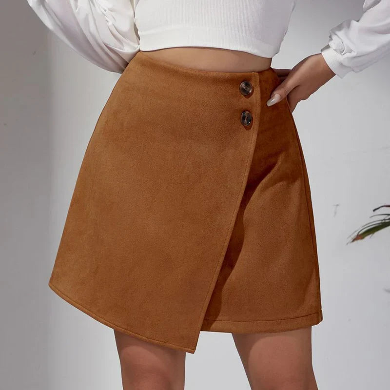 Women’s Faux Suede Mini Skirt