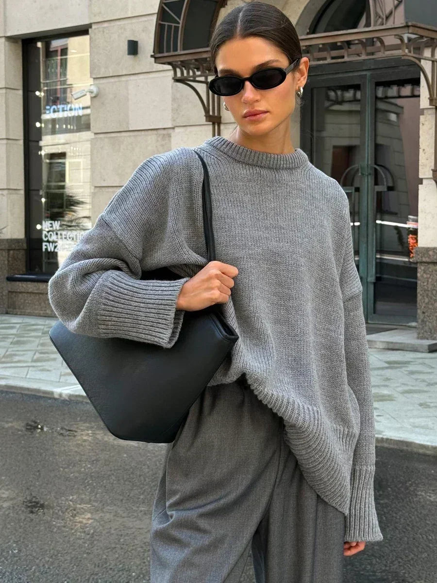 EMMA SWEATER Gray One Size