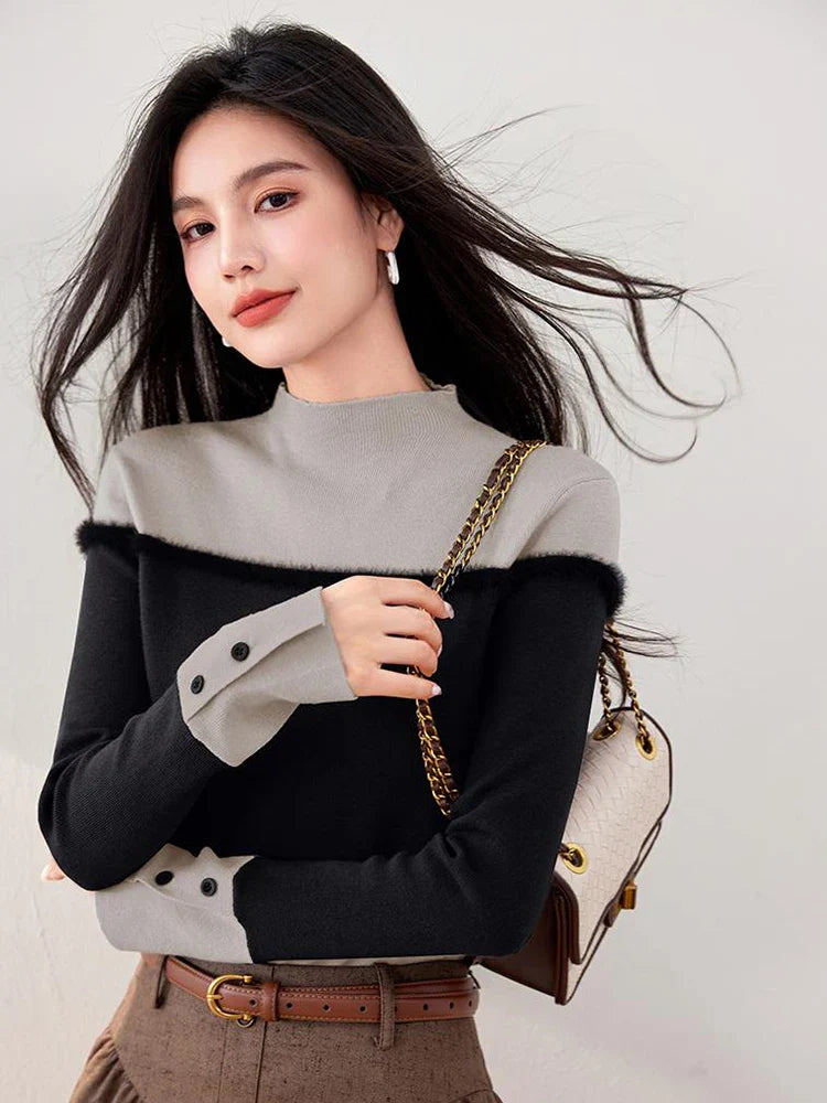 KARLA SWEATER black