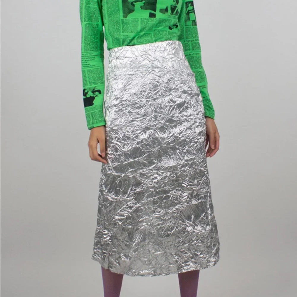 WETISA SKIRT Silver