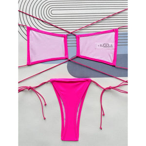 Halter Micro Thong Bikini Set