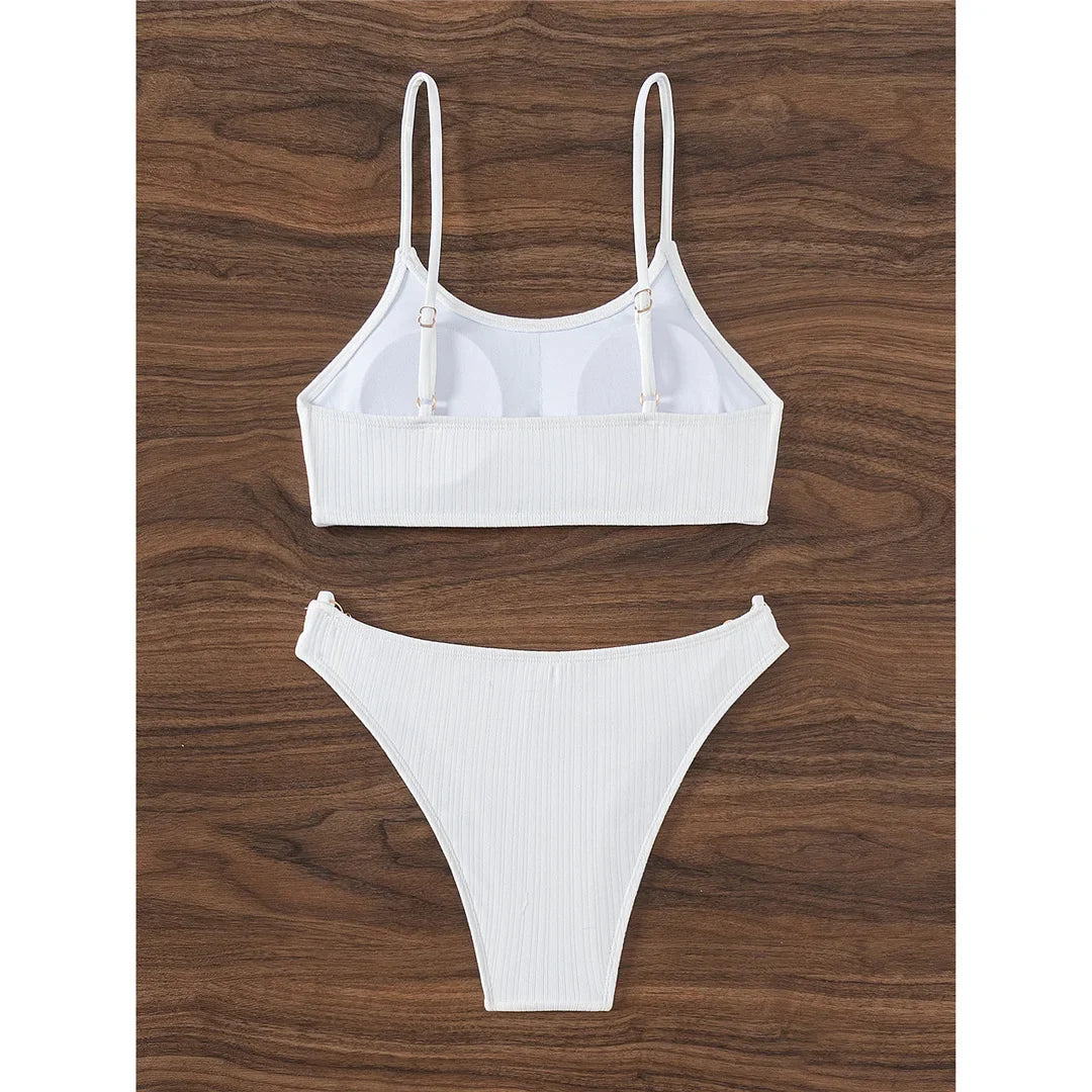 Metal Chains Brazilian Bikini Set