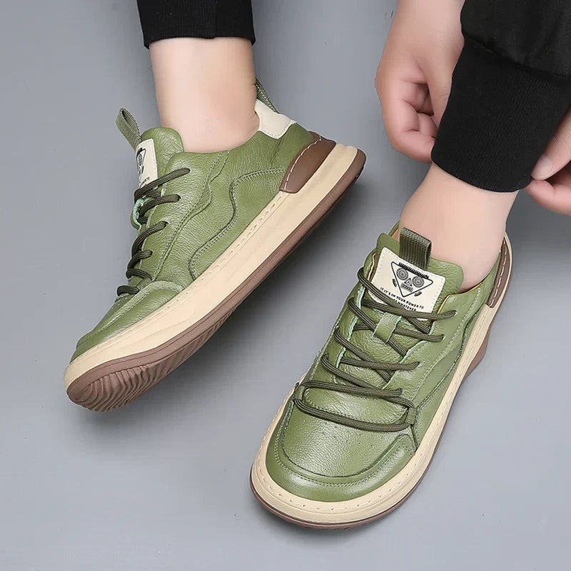 Enzo Genuine Leather Sneakers