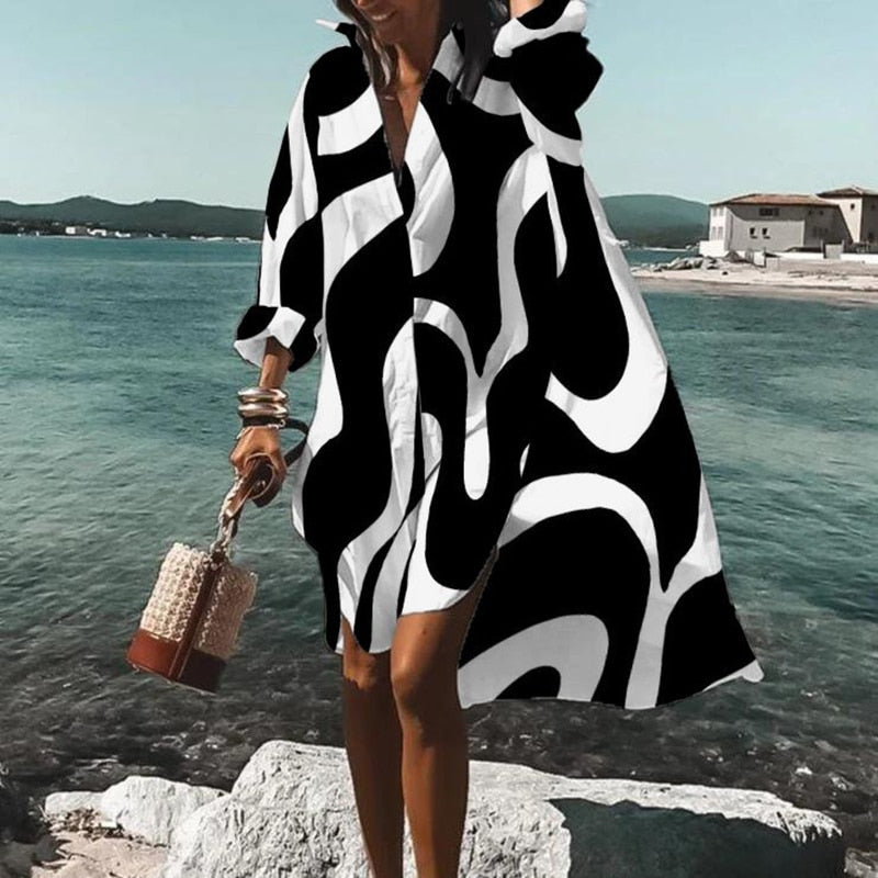 Kerry Dress Black Ripple