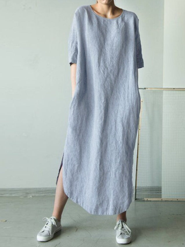 INGRET DRESS Gray Blue
