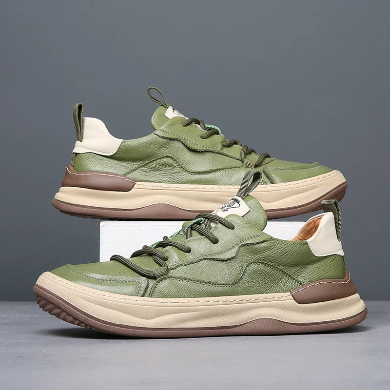 Enzo Genuine Leather Sneakers