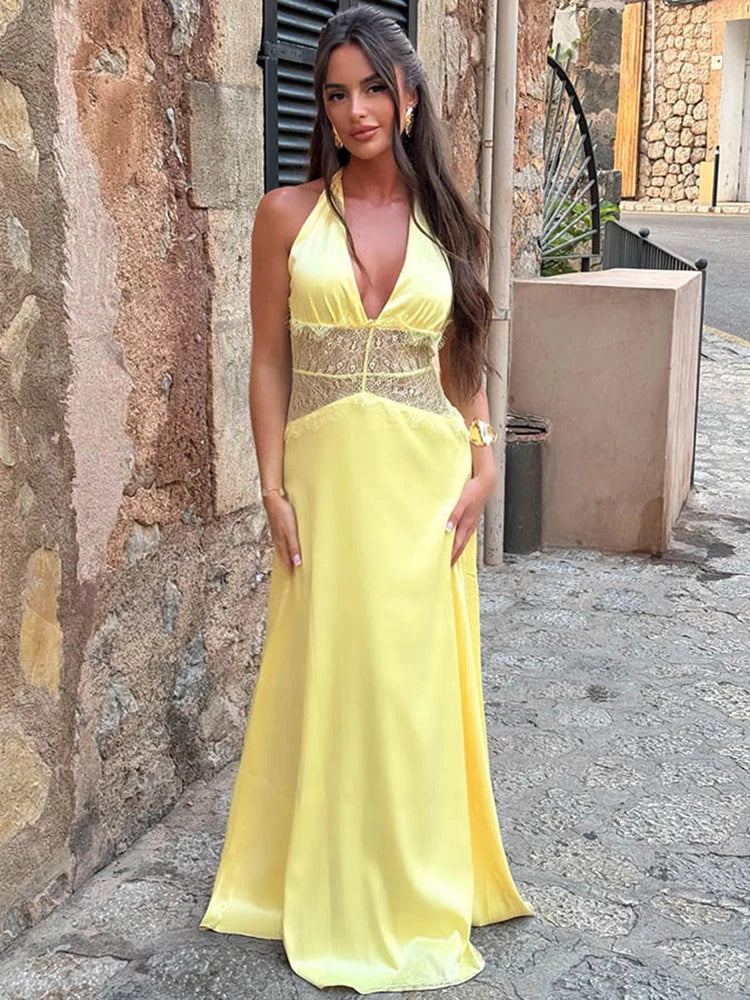 ROCKSA DRESS Yellow