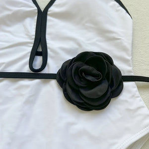 3D Flower One Piece Swimsuit