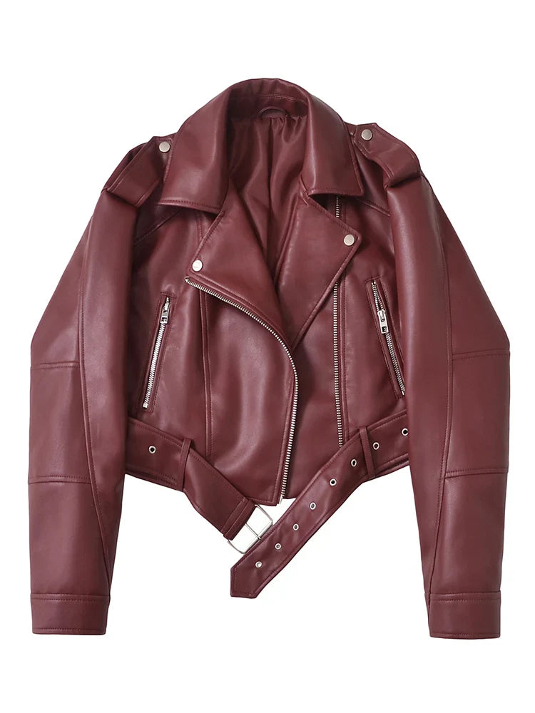 Belted Moto Jacket