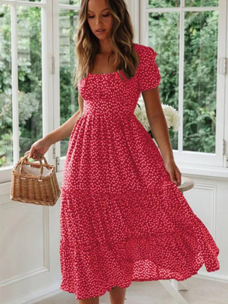 CHELSEA DRESS Red