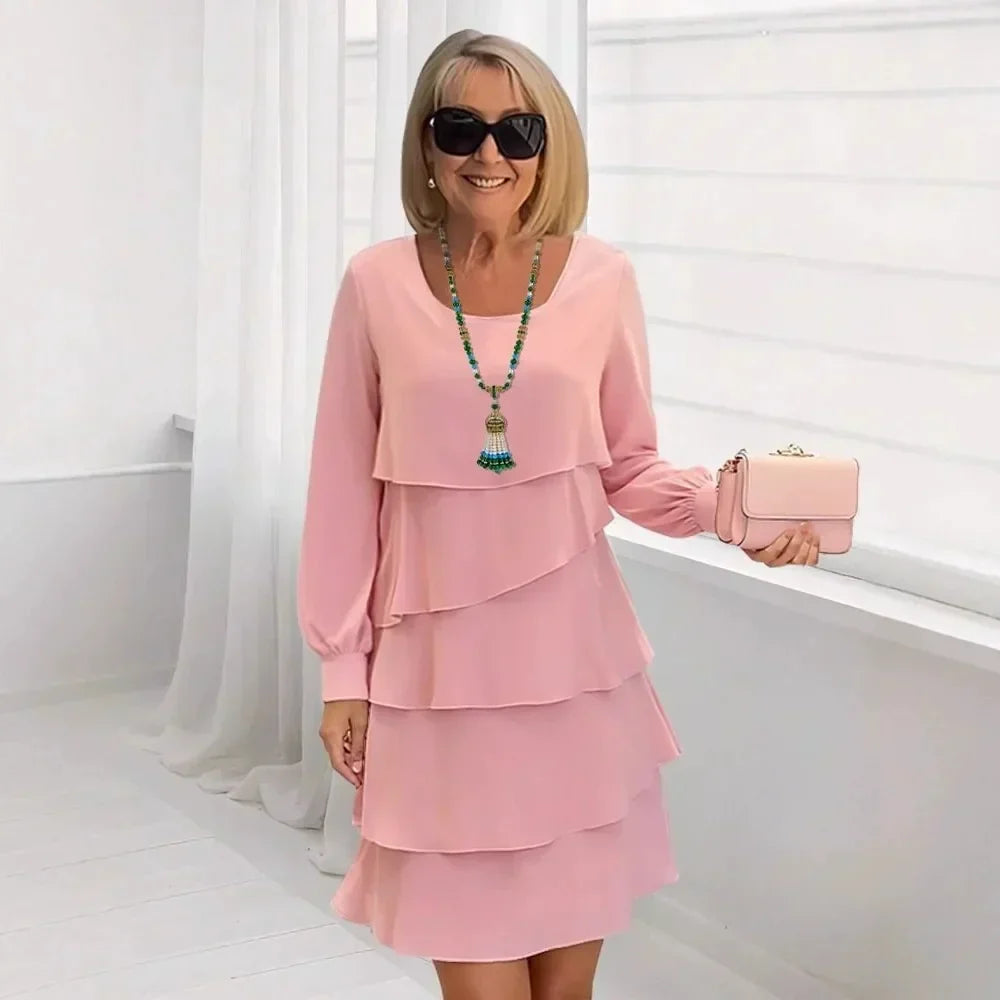 Madeleine | Fluid Ruffle Elegance Dress