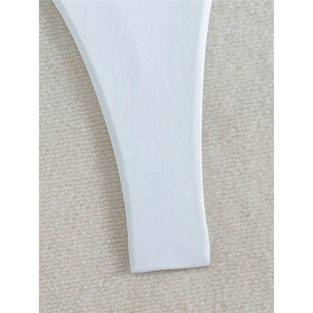 Deep V Neck One Piece