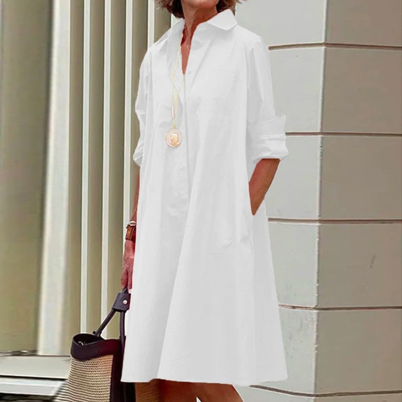 Maggie Dress White
