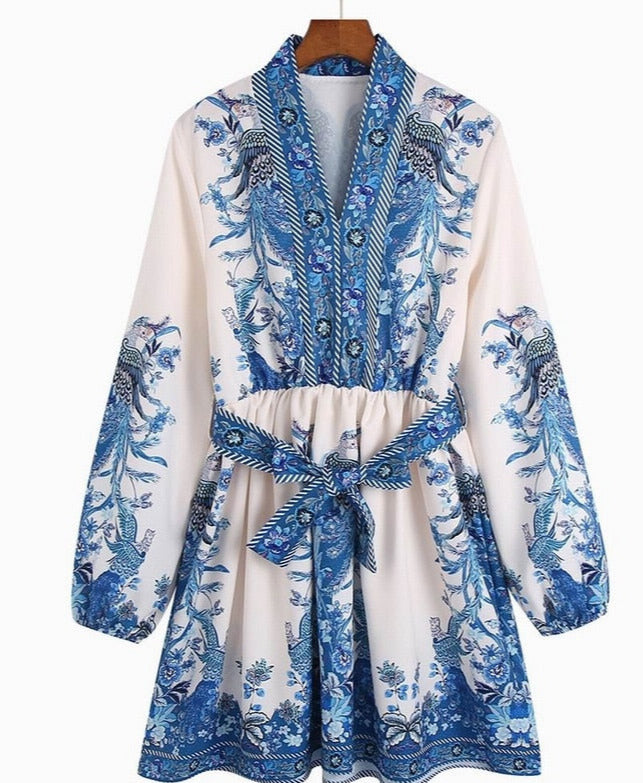 MELINDA DRESS Blue