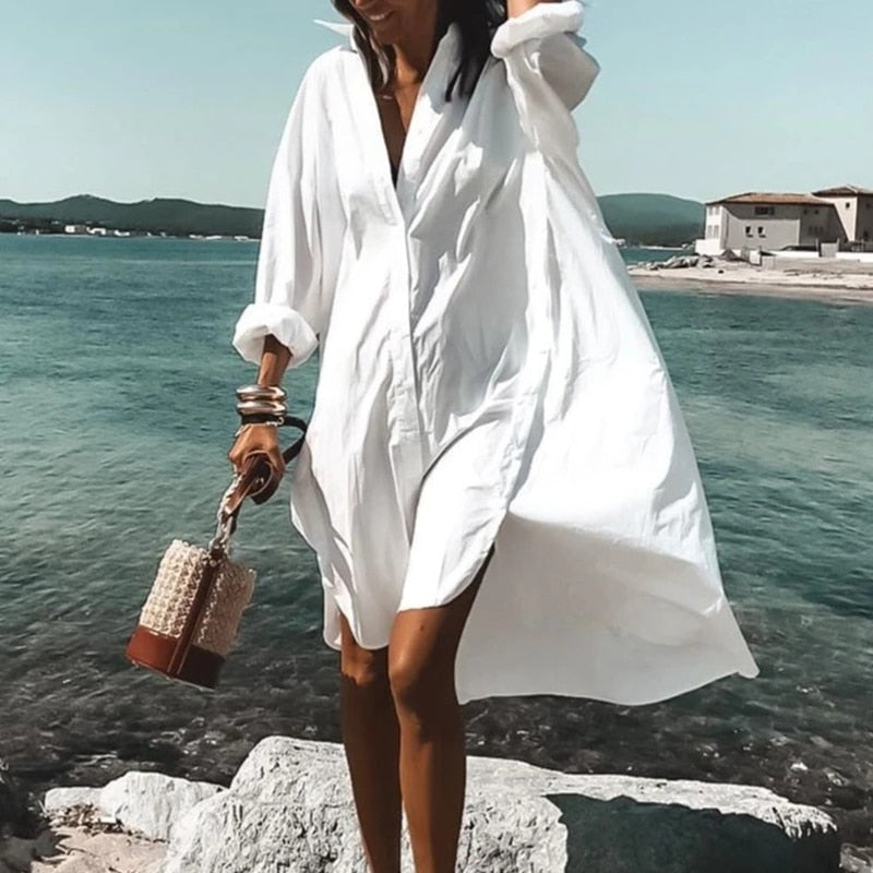 Kerry Dress White
