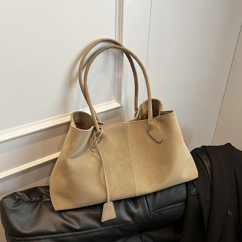 Margot Faux Suede Shoulder Bag