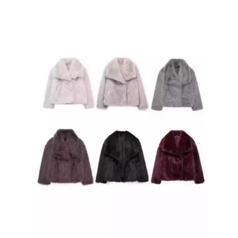 Women’s Luxury Faux Fur Coat