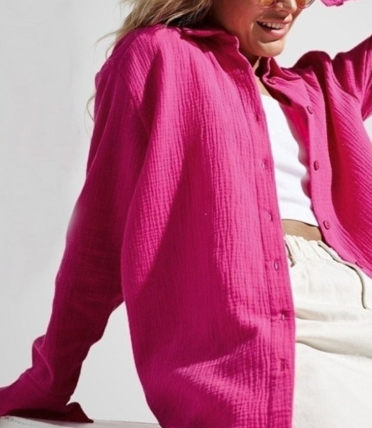 DINORA SHIRT rose red
