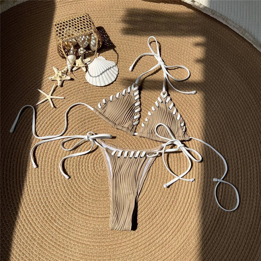 High Leg Strappy Bikini