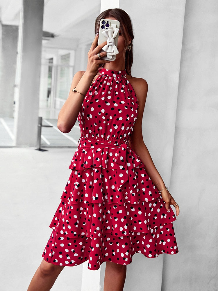 SELESTA DRESS Red