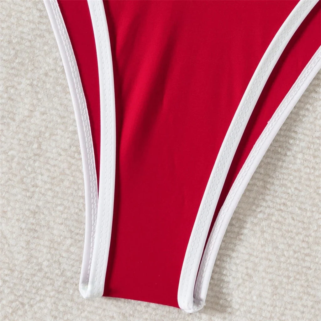 Halter Brazilian High Cut Bikini Set