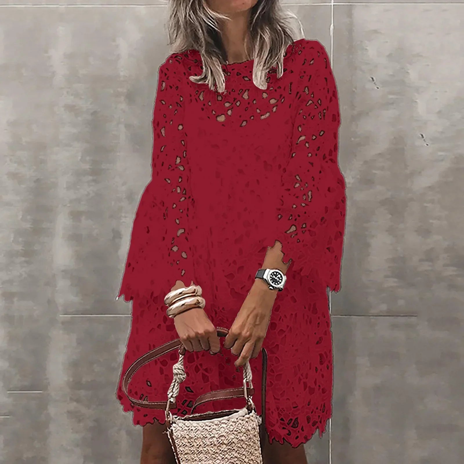 CARRA DRESS Red