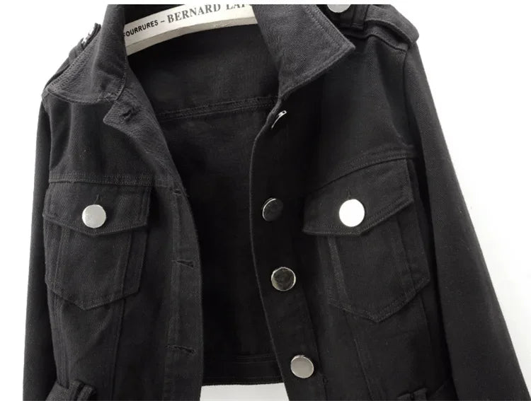 Women’s Army Green Denim Jacket